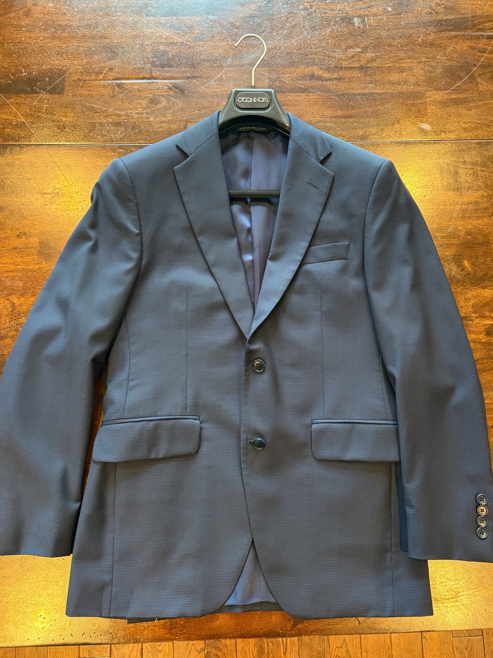 Coppley Navy Blue Custom Men's Suit Blazer